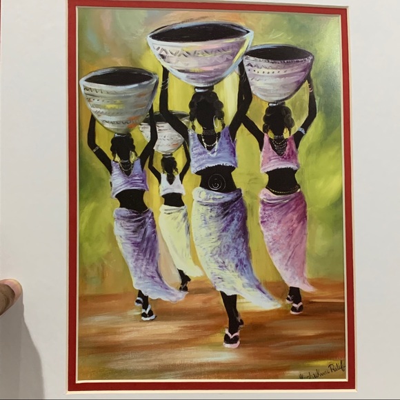 4 Ladies carrying a basket Portrait - Picture 4 of 9